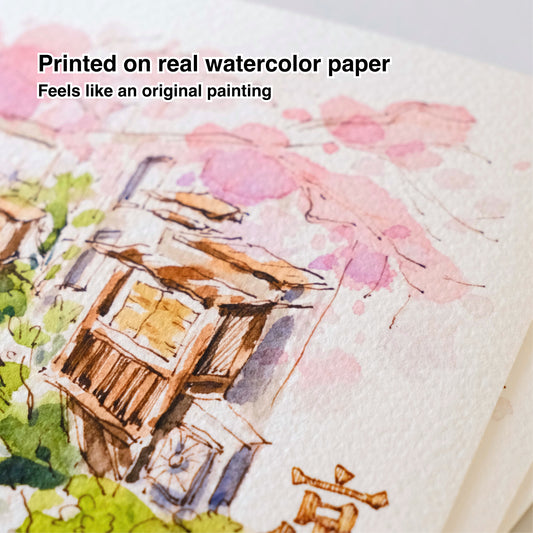 Signed Giclee Print: Sakura in Kyoto