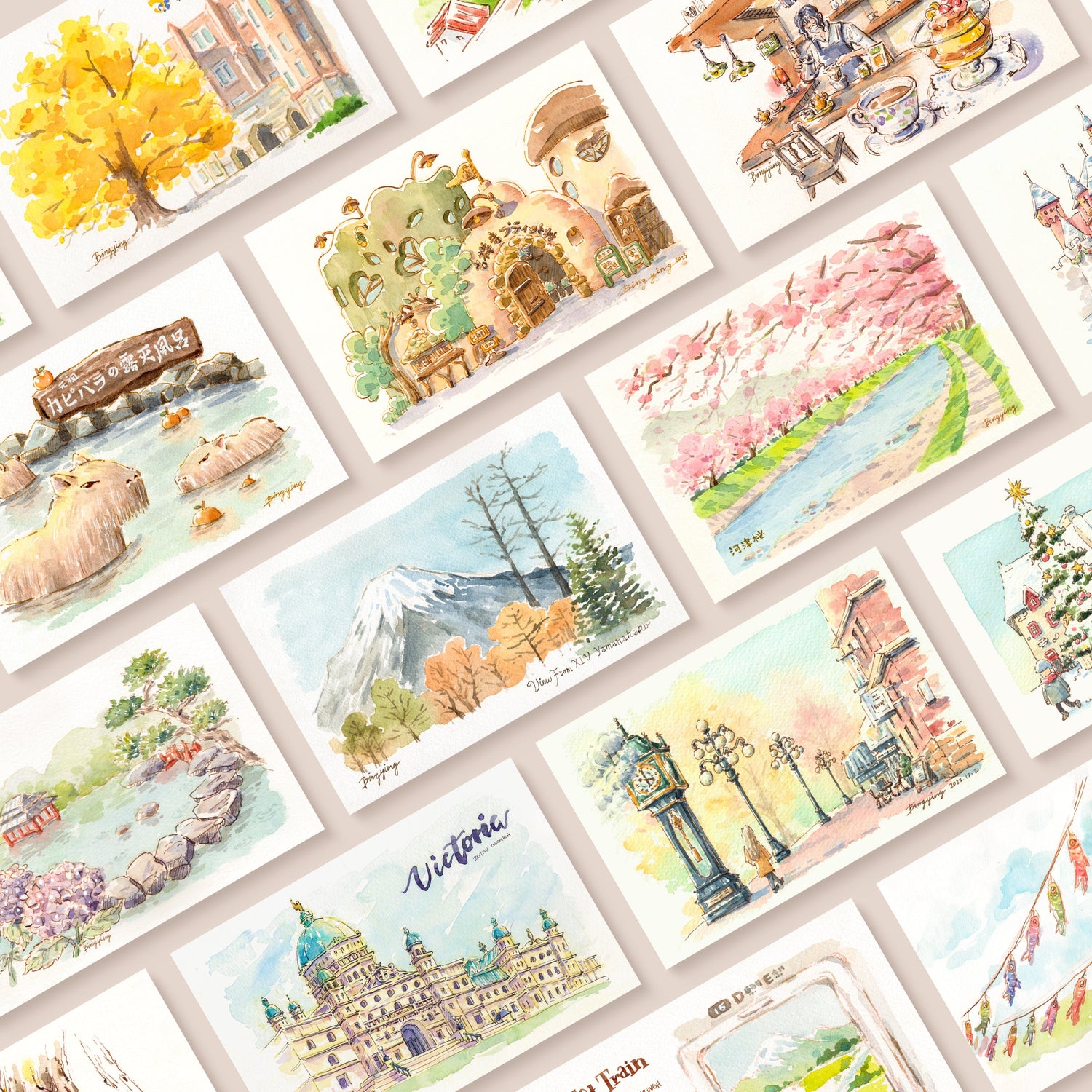 Buy 4 Get 1 Free Postcards