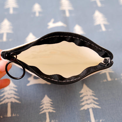 Pesky Kitty Canvas Zipper Pouch: Art Buddy