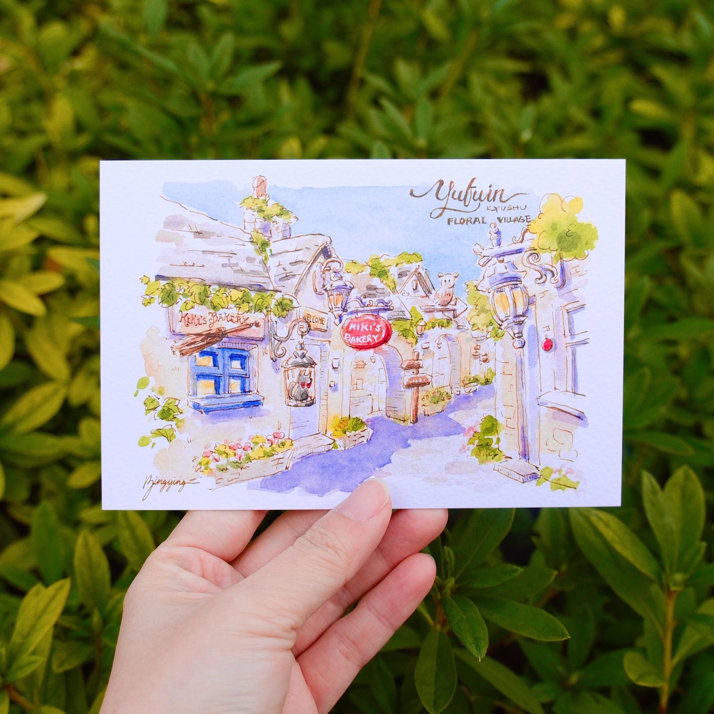 Postcard: Ghibli Village in Yufuin, Japan
