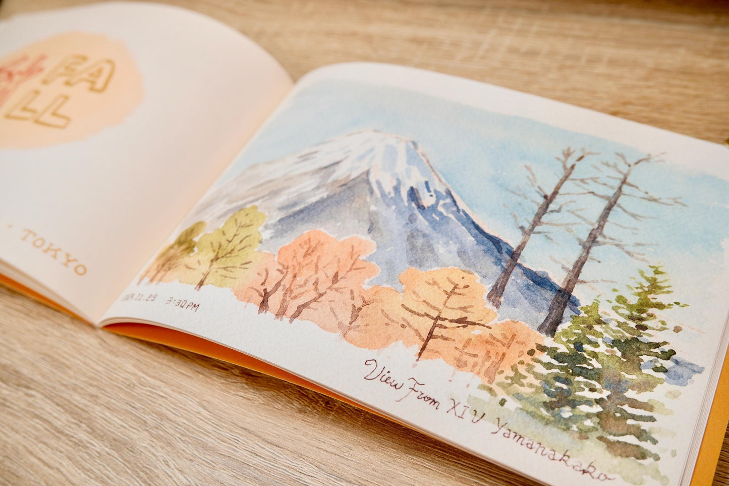 Art Zine: Japan Diary Travel Sketchbook