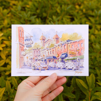 Postcard: Old Town in Galena, Illinois
