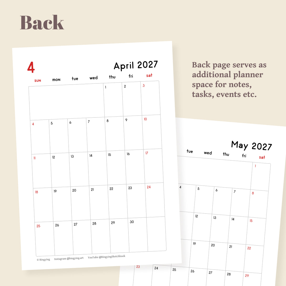 COMING SOON: 2027 Desktop Calendar