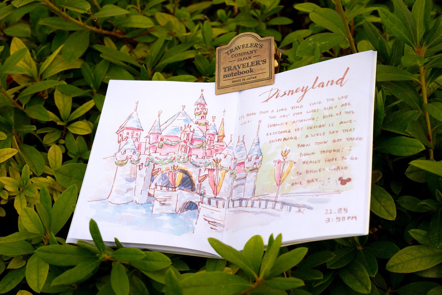 Mini Art Zine: Canada & United States Travel Sketchbook