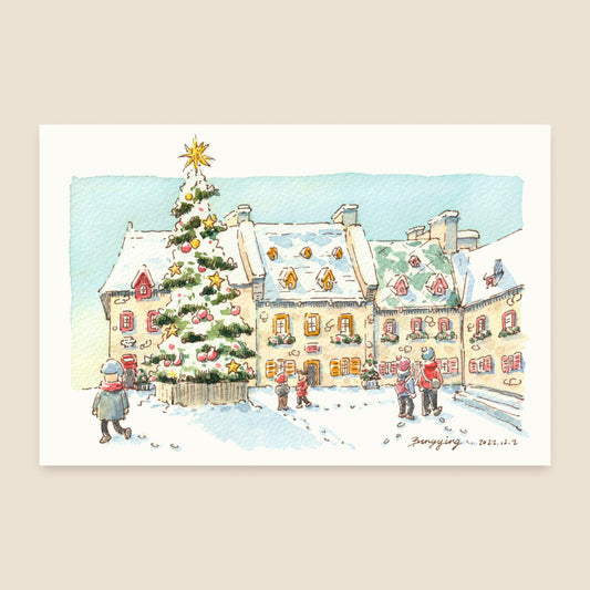 Postcard: Christmas in Quebec City