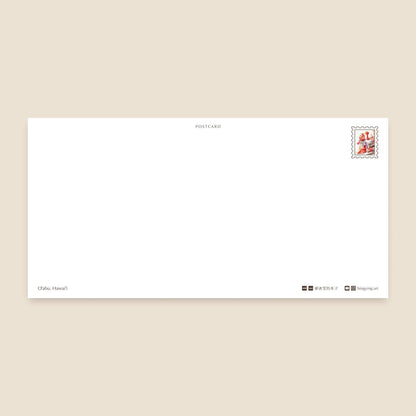 Oversized Postcard: Scenes from Oahu, Hawaii