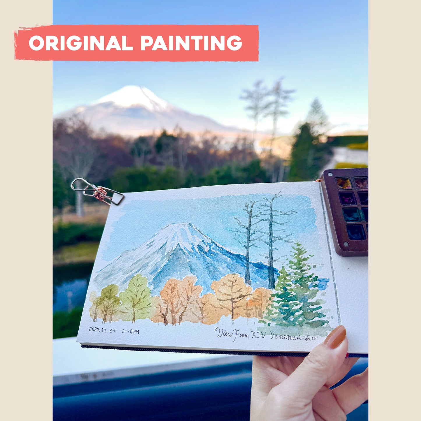 Postcard: Mt. Fuji in Autumn