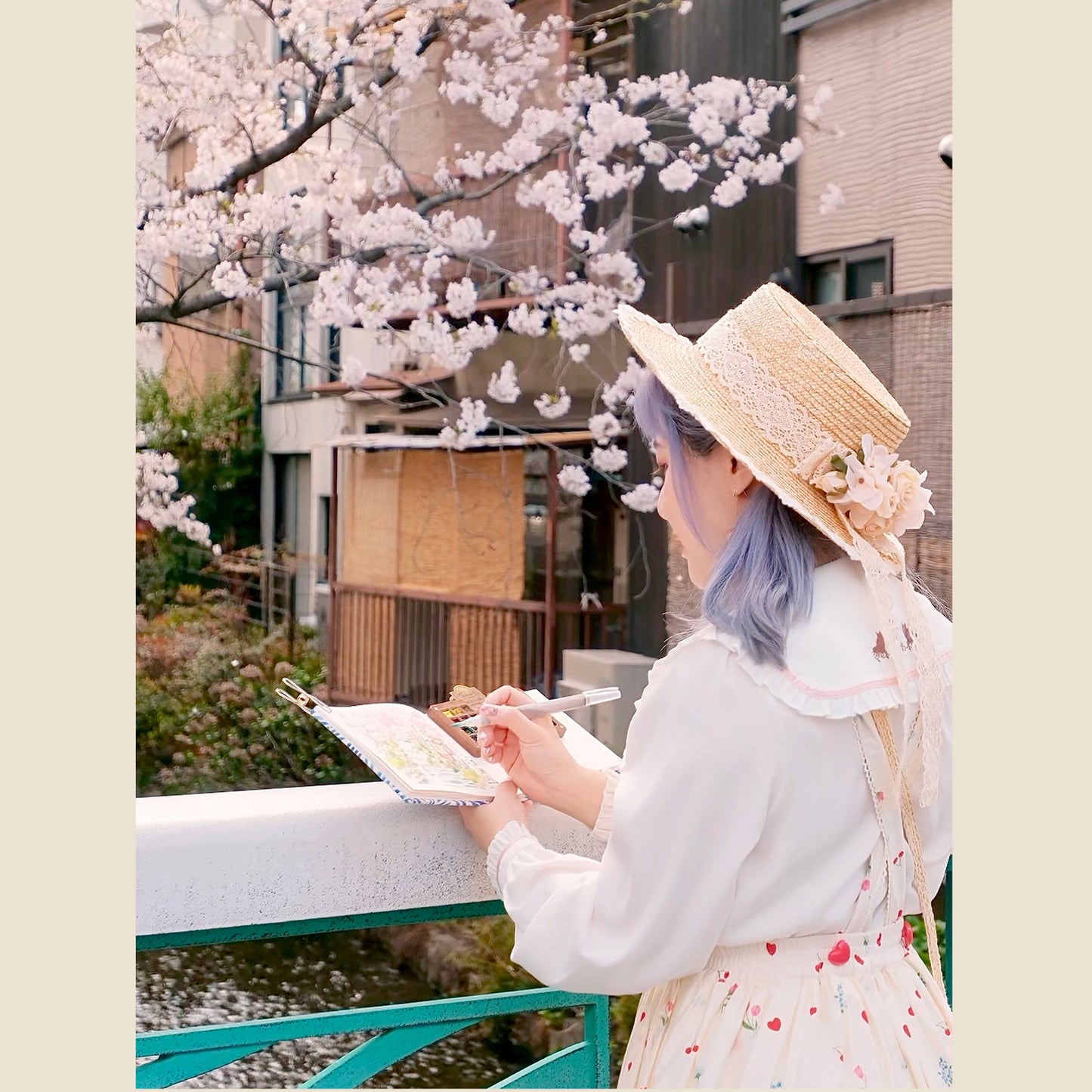 Postcard: Sakura in Kyoto, Japan