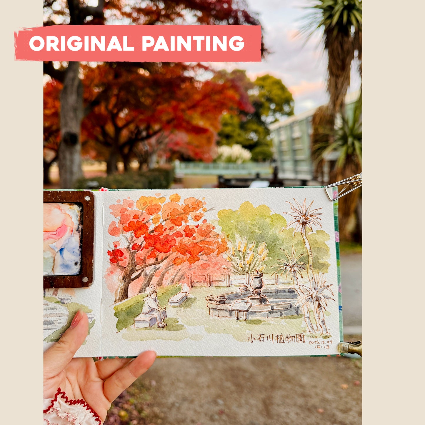Postcard: Fall in Tokyo - Maple Trees in Koishikawa Botanical Garden