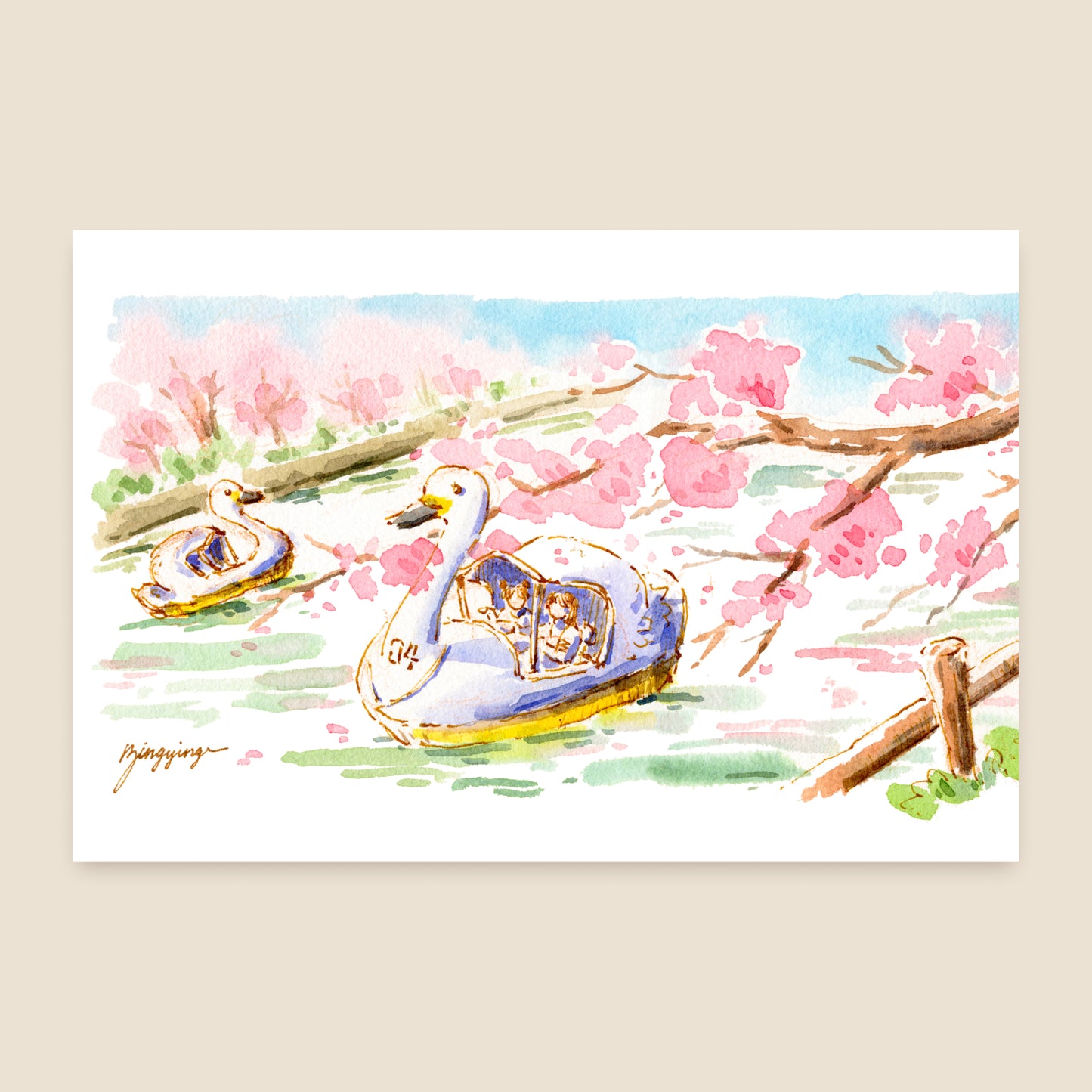 Postcard: Sakura in Tokyo