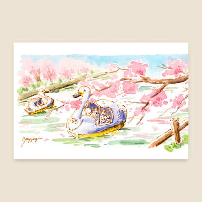 Postcard: Sakura in Tokyo