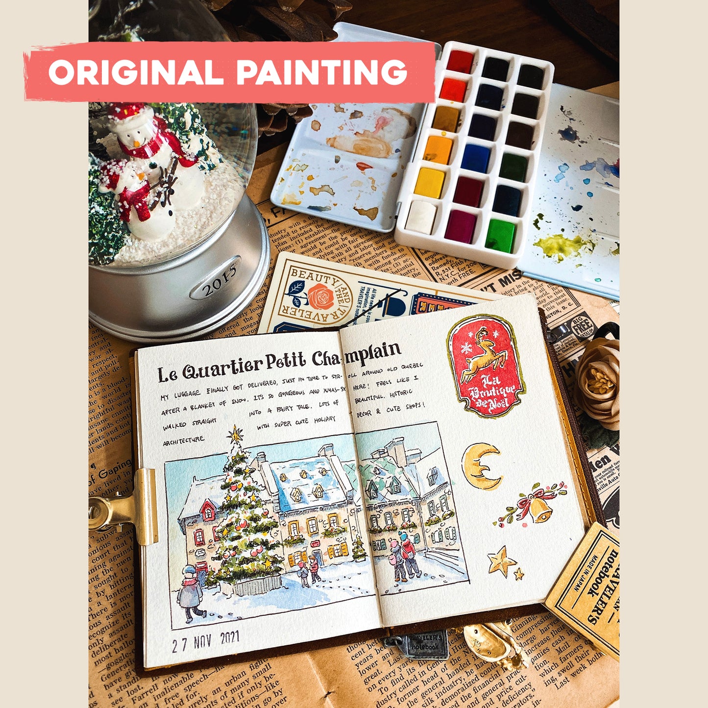 Postcard: Christmas in Quebec City