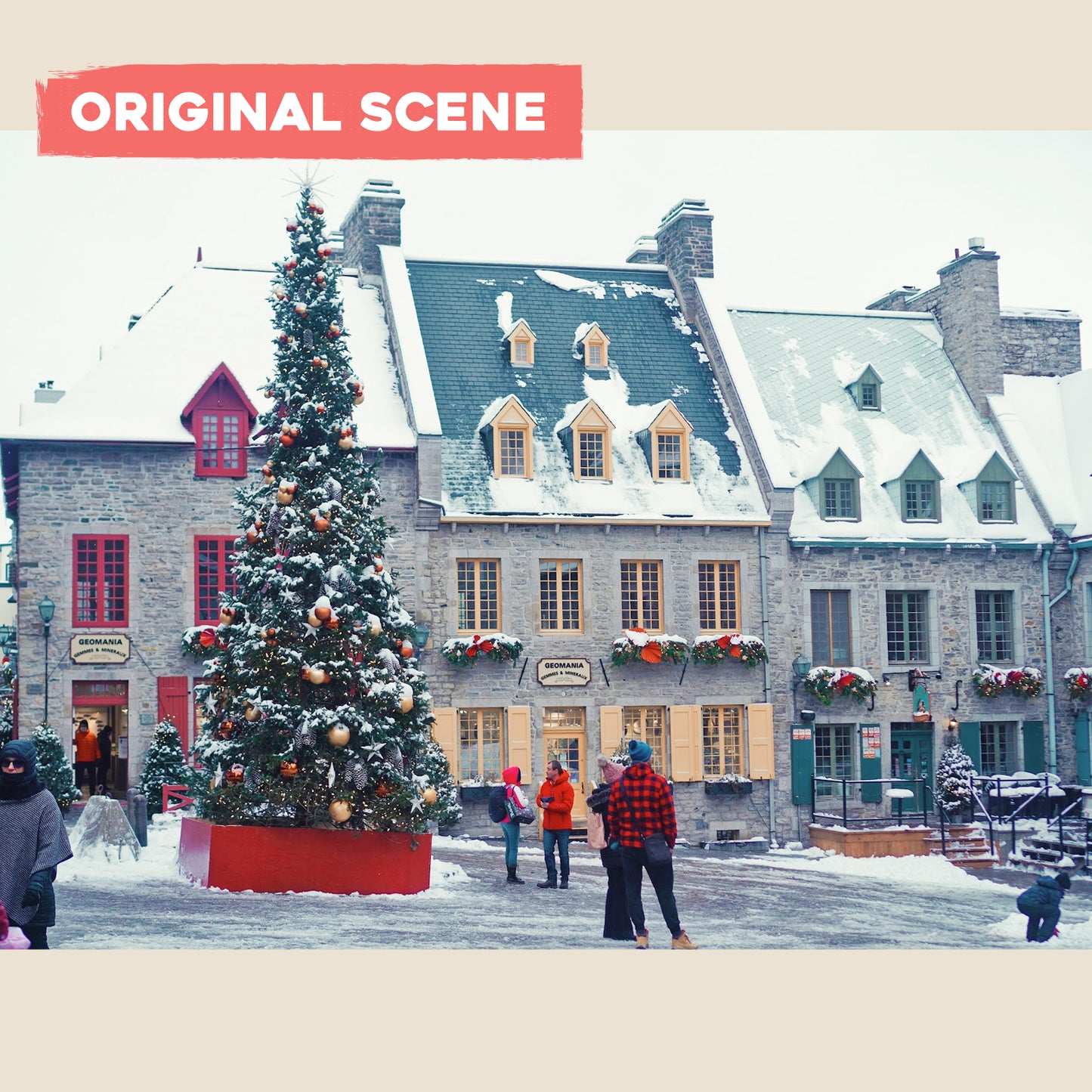 Postcard: Christmas in Quebec City