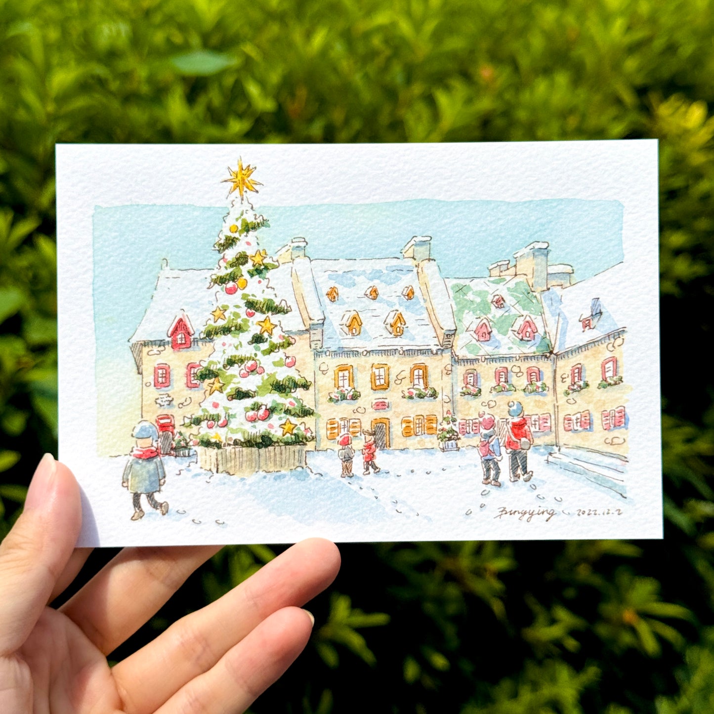 Postcard: Christmas in Quebec City