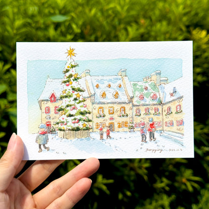 Postcard: Christmas in Quebec City