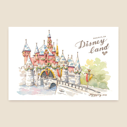 Postcard: Sleeping Beauty Castle