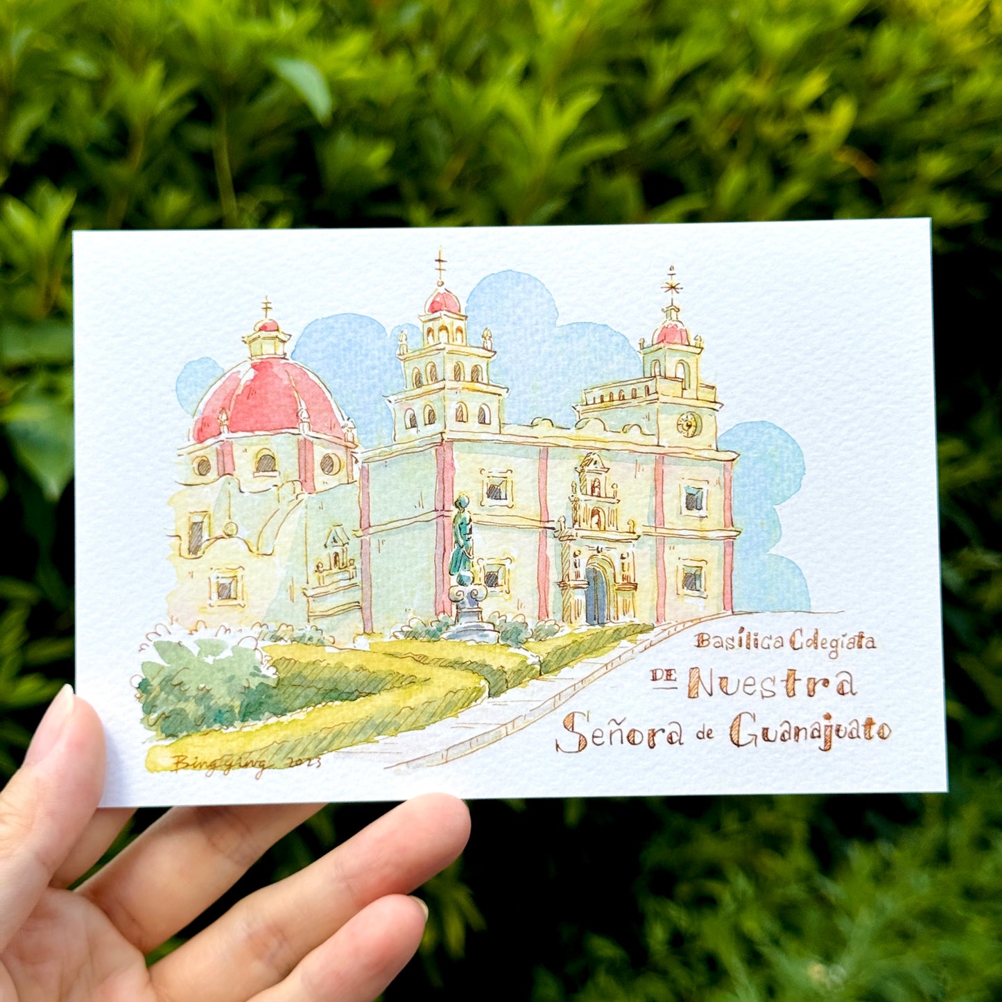 Postcard: Colorful town of Guanajuato, Mexico