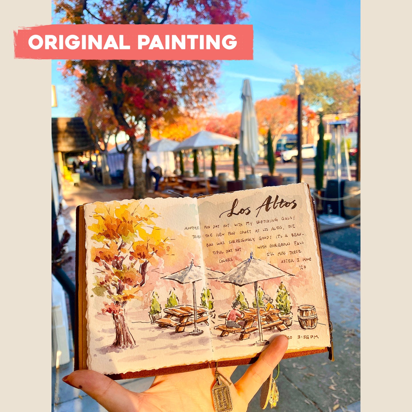 Postcard: Autumn afternoon in Los Altos, California