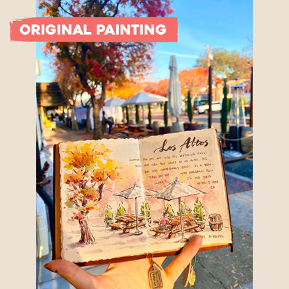 Postcard: Autumn afternoon in Los Altos, California