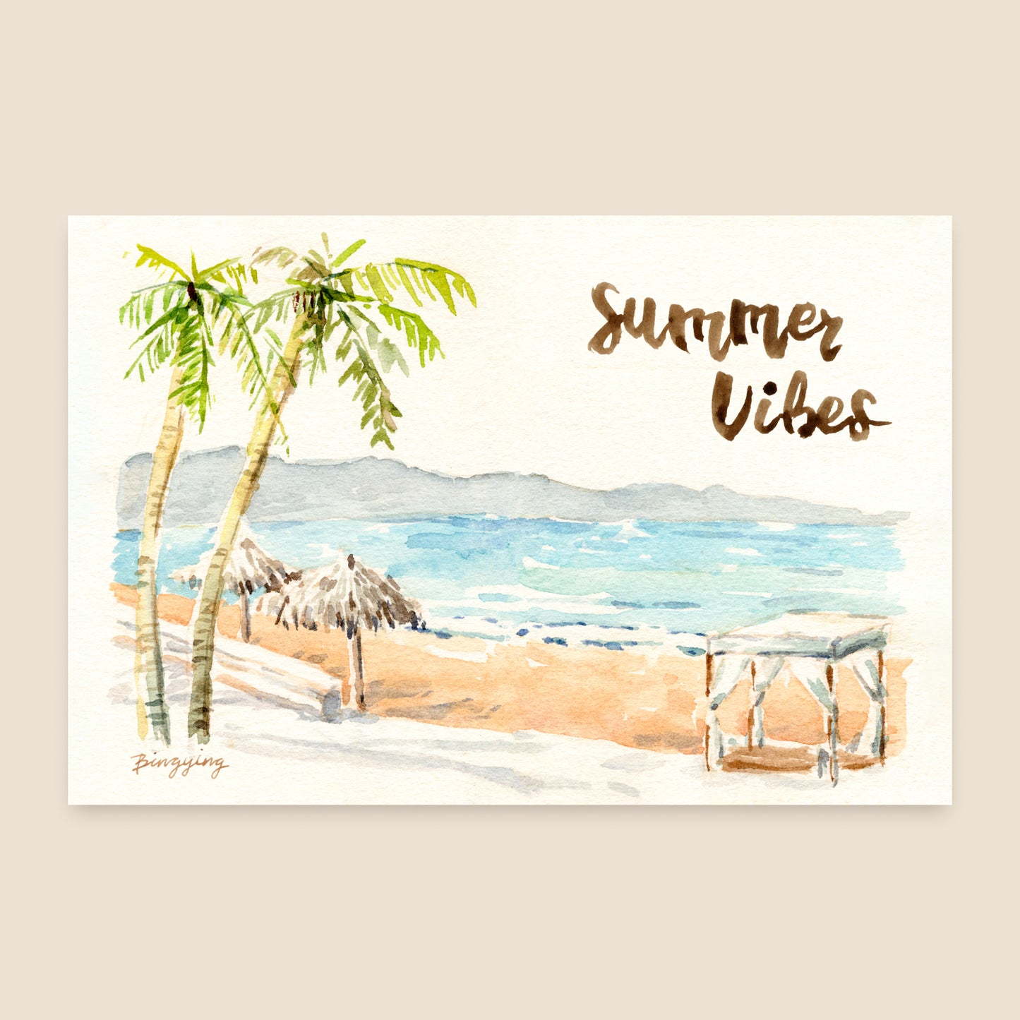 Postcard: Summer Vibes on the Beach