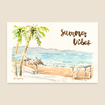 Postcard: Summer Vibes on the Beach