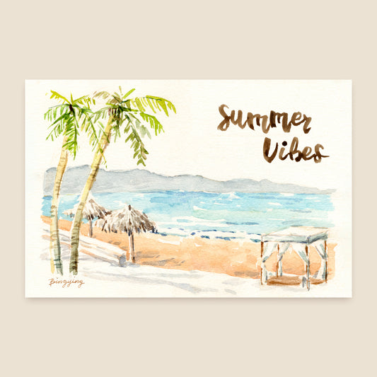 Postcard: Summer Vibes on the Beach