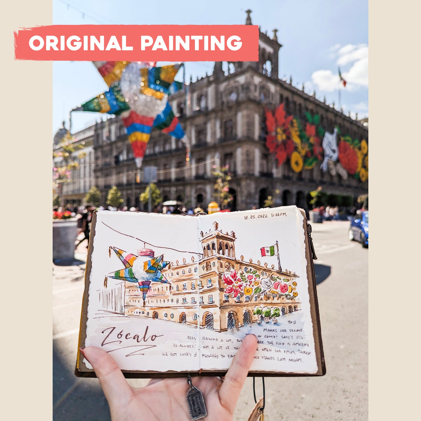 Postcard: Historic Center of Mexico City