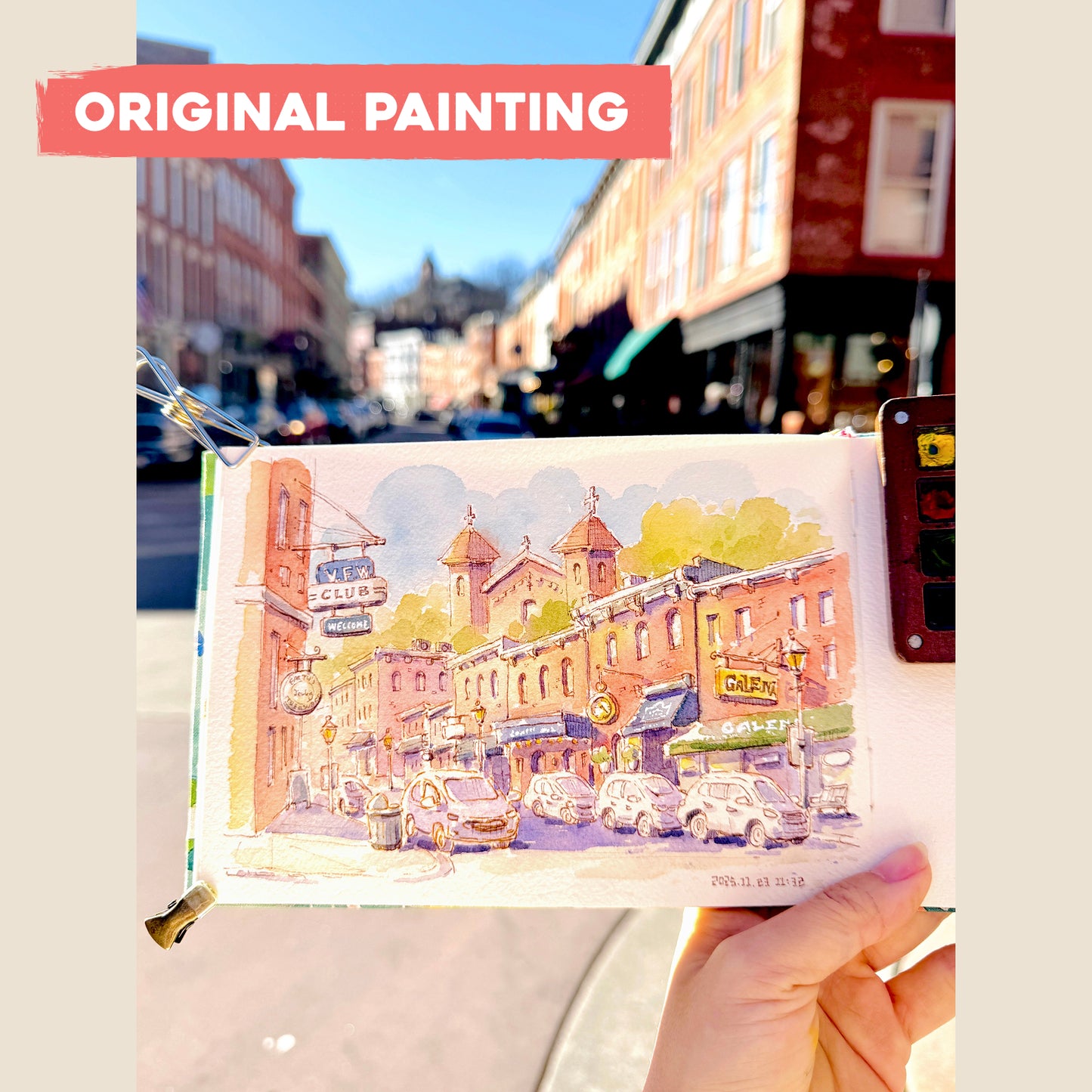 Postcard: Old Town in Galena, Illinois