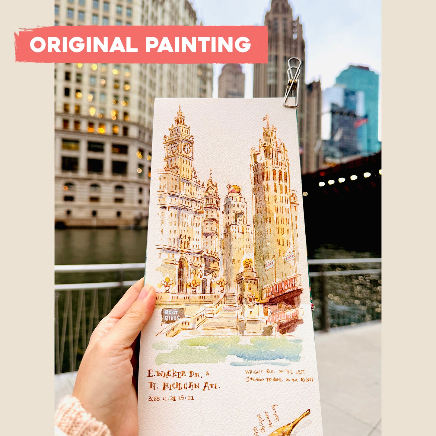 Postcard: Chicago Skyline