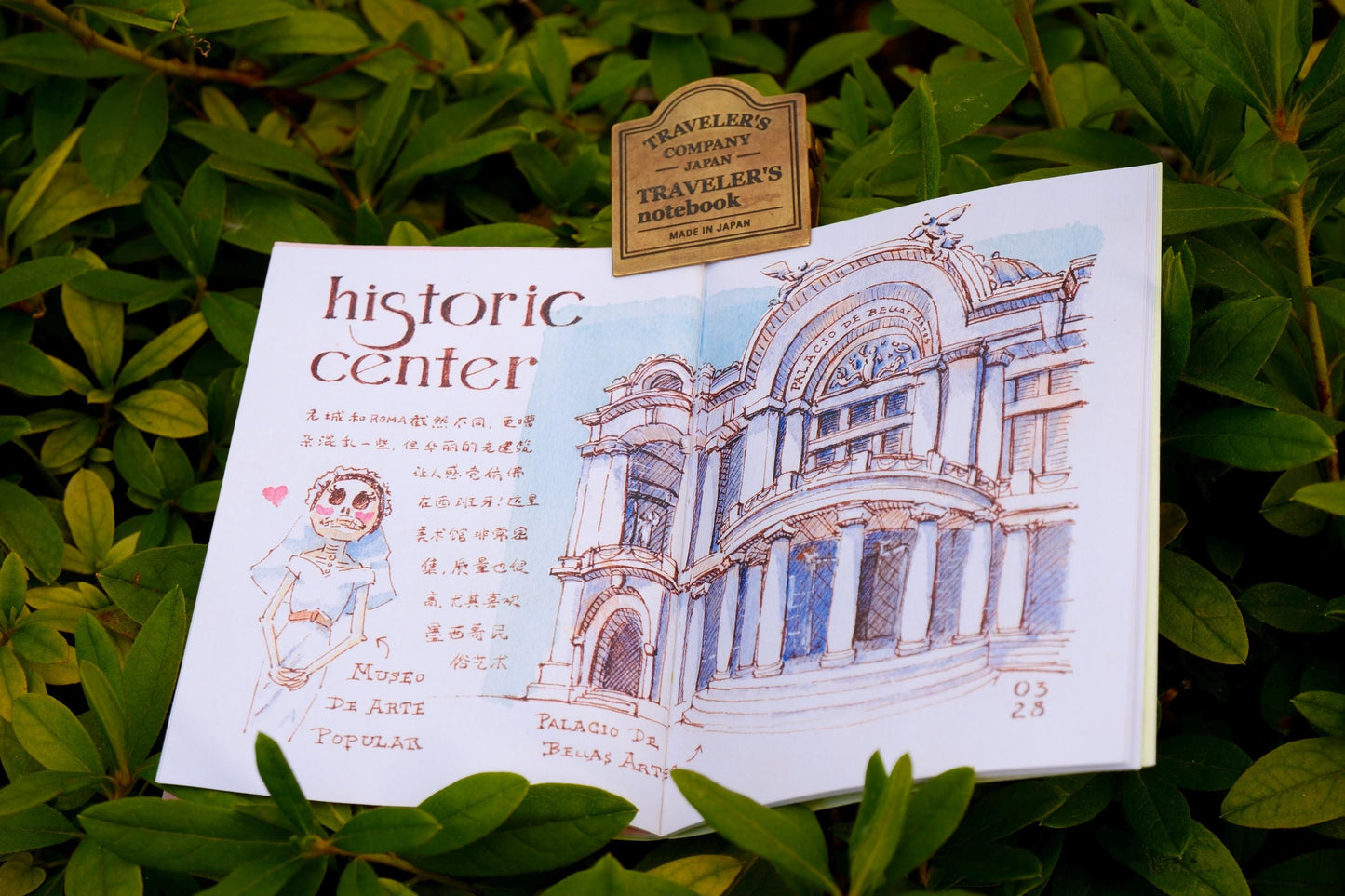 Mini Art Zine: Switzerland & Mexico Travel Sketchbook