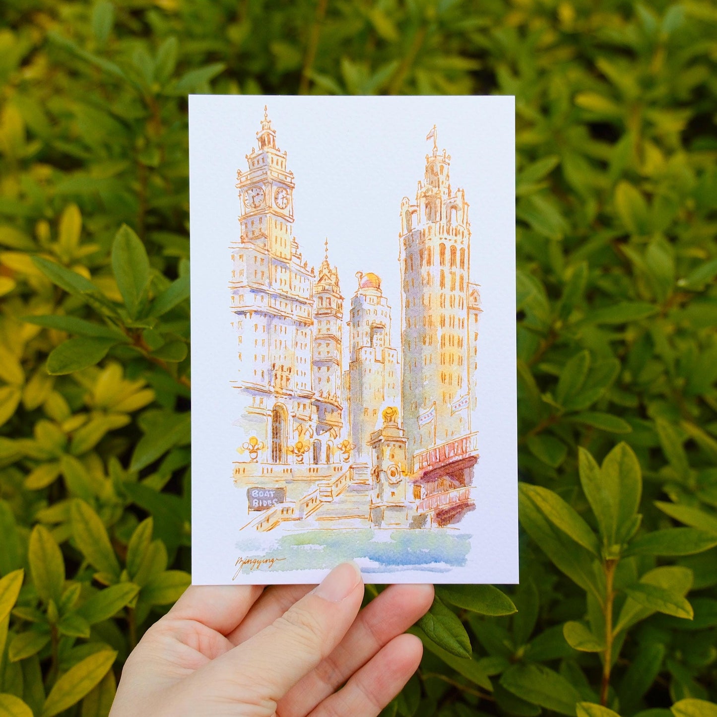 Postcard: Chicago Skyline