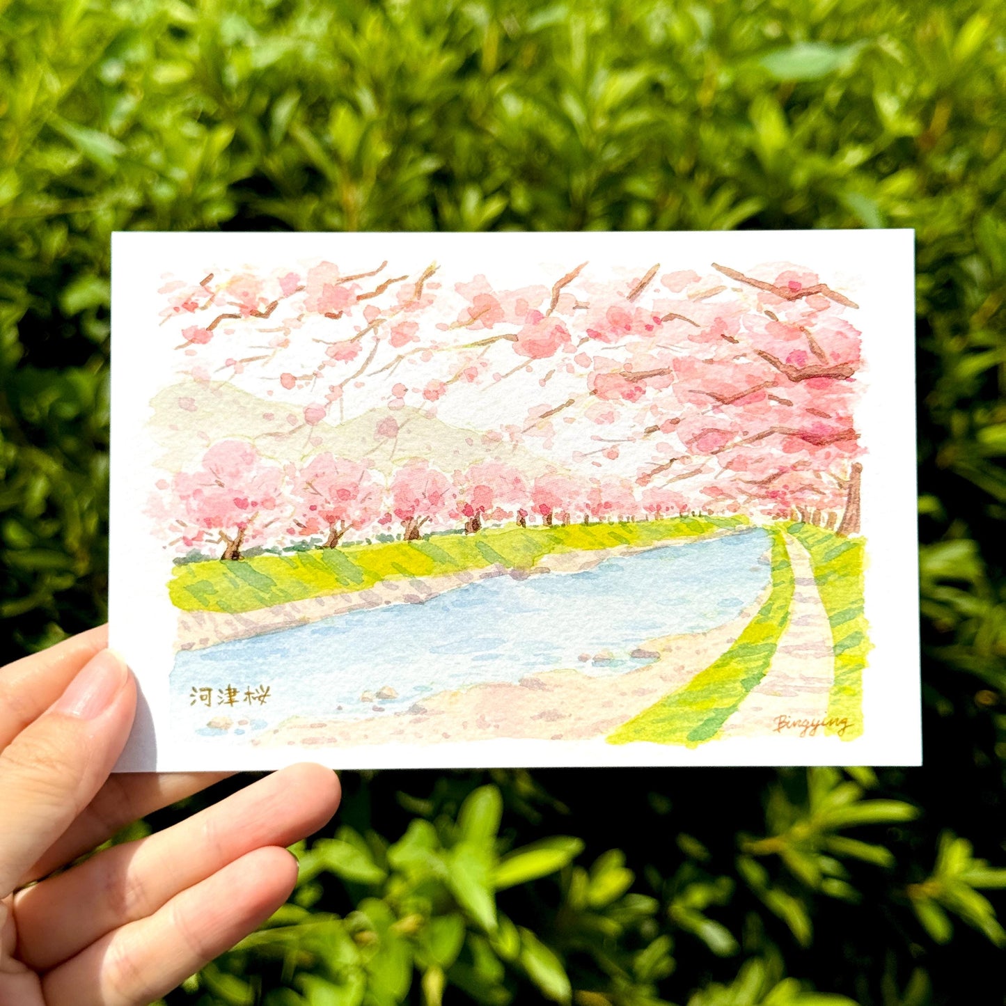 Scenes from Japan: Set of 5 Watercolor Postcard Prints