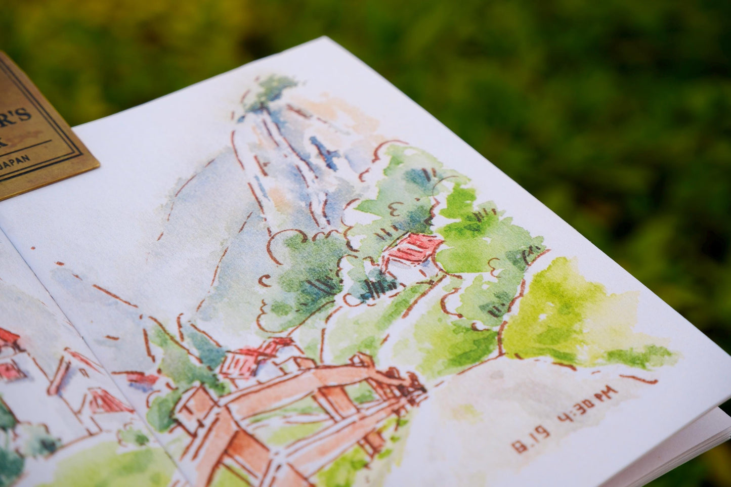 Mini Art Zine: Switzerland & Mexico Travel Sketchbook