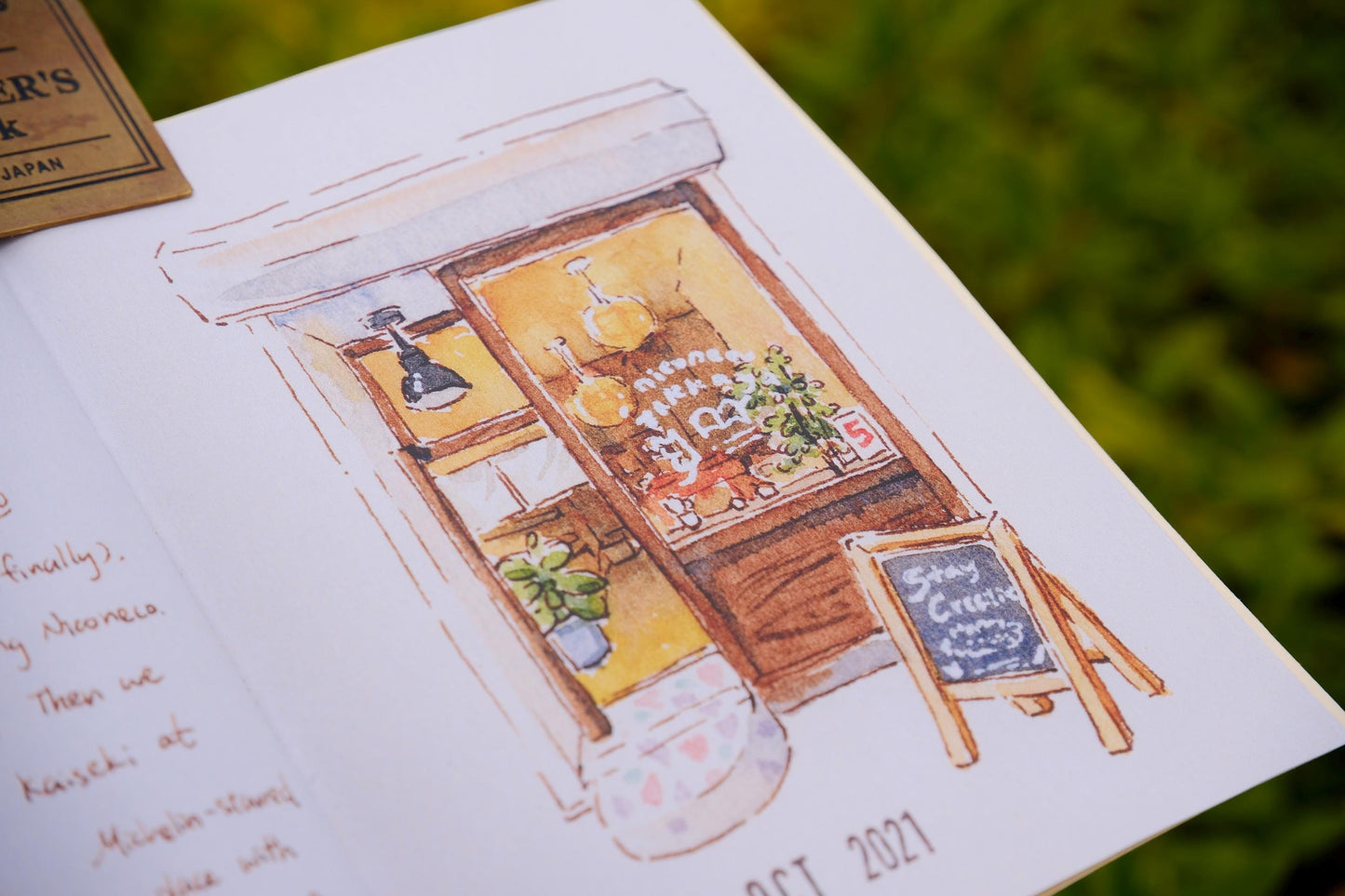 Mini Art Zine: Canada & United States Travel Sketchbook