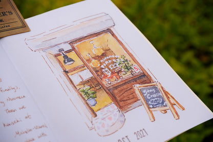 Mini Art Zine: Canada & United States Travel Sketchbook