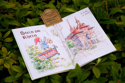 Mini Art Zine: Switzerland & Mexico Travel Sketchbook