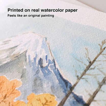 Signed Giclee Print: Mt. Fuji in Autumn