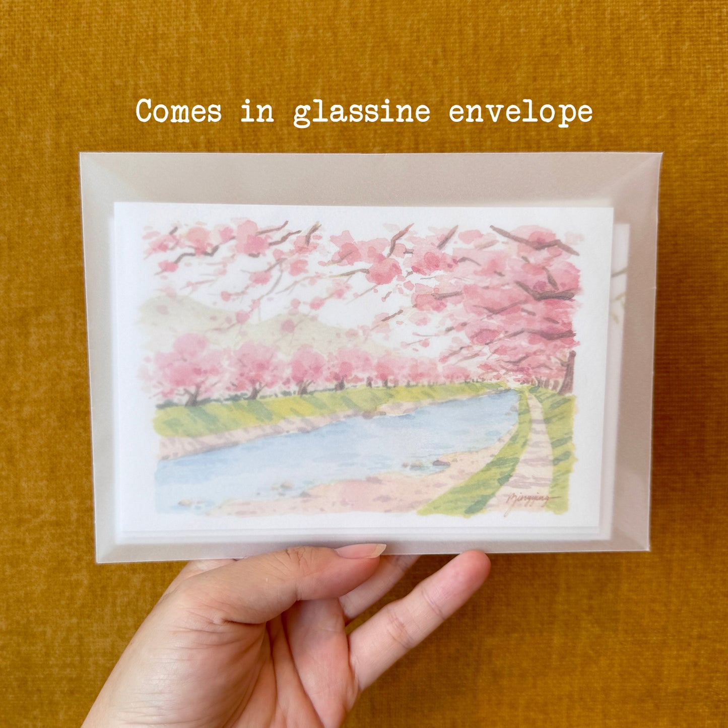 Scenes from Japan: Set of 5 Watercolor Postcard Prints