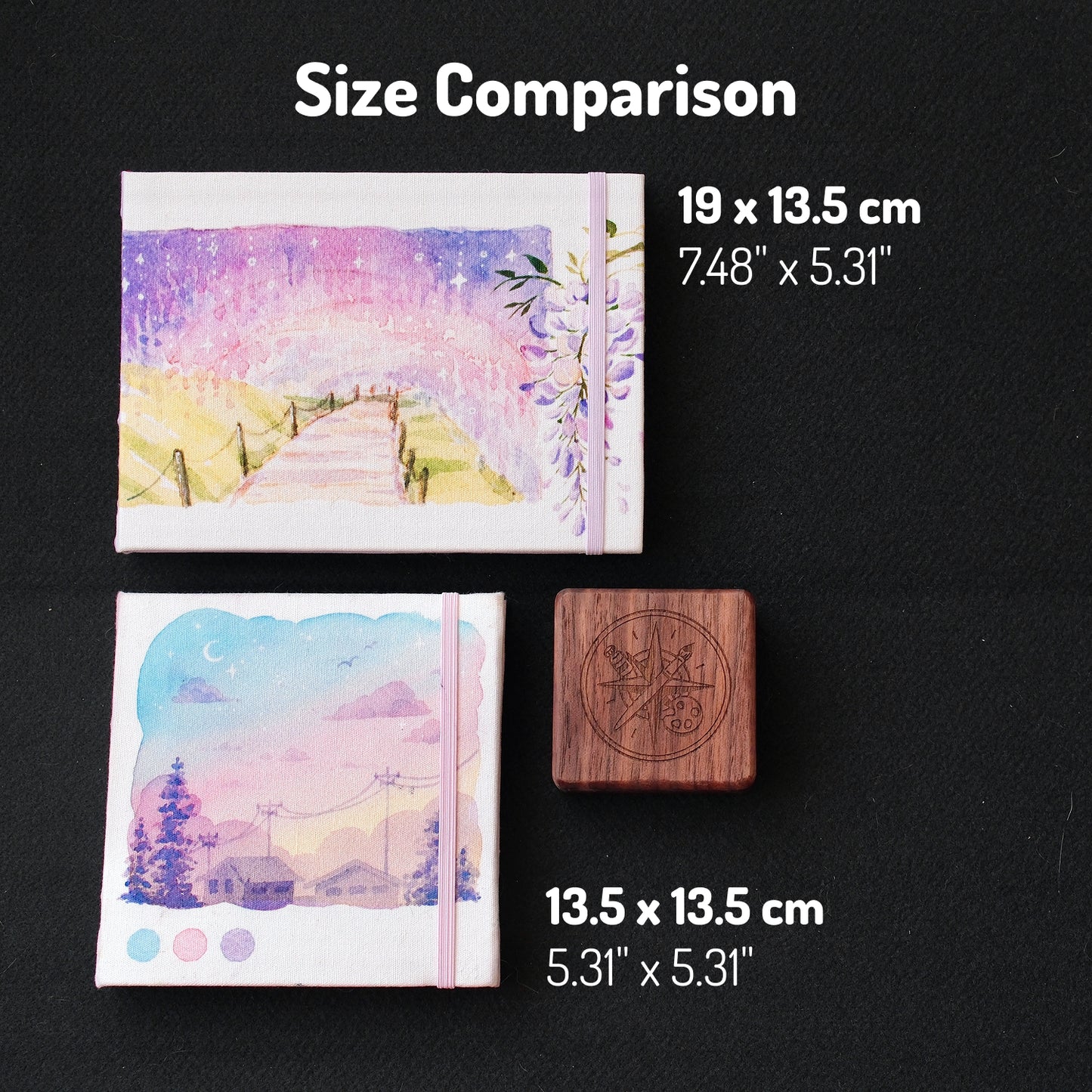 PRE-ORDER: Hand-bound watercolor sketchbooks