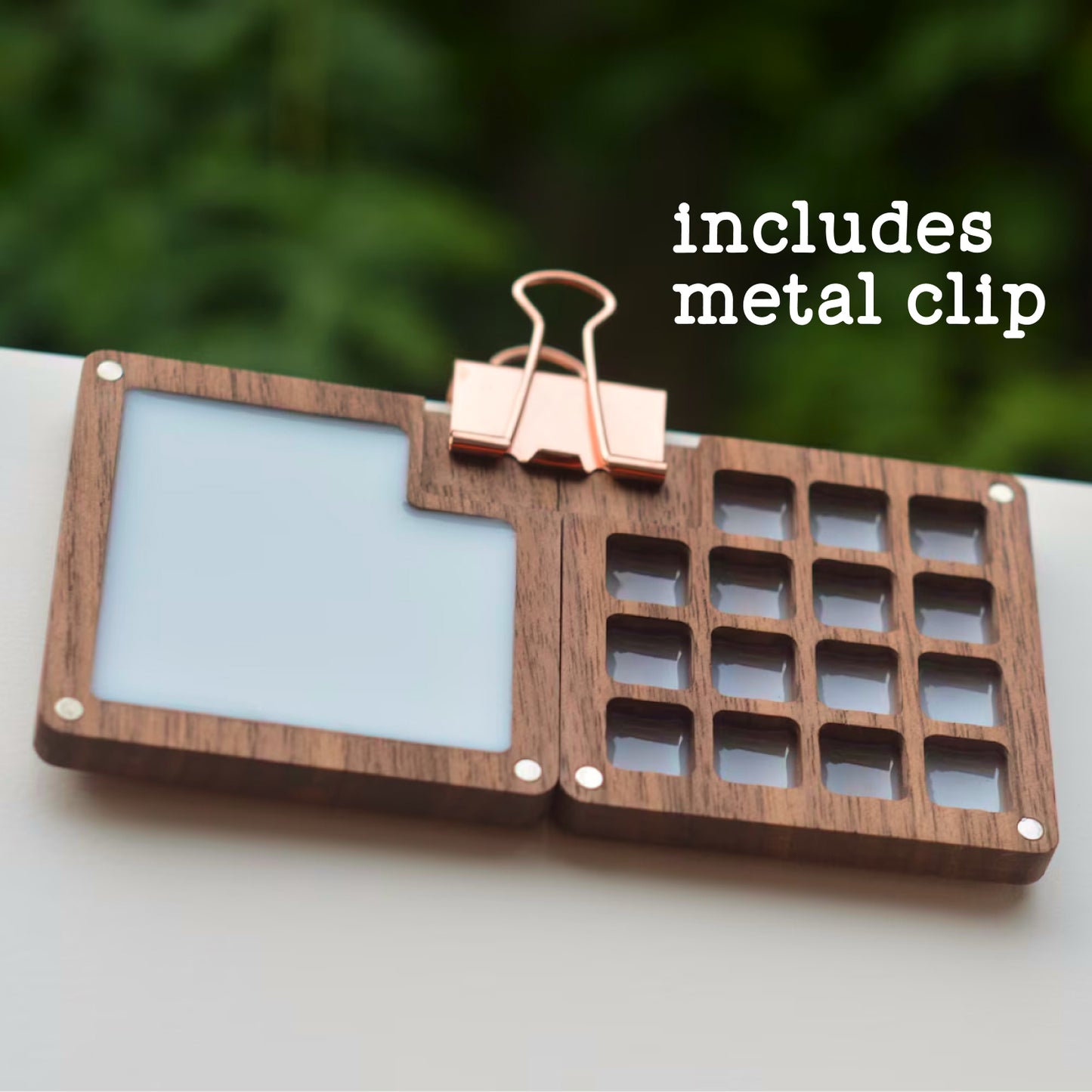 PRE-ORDER: Travel Watercolor Palette with Original Art Engraving