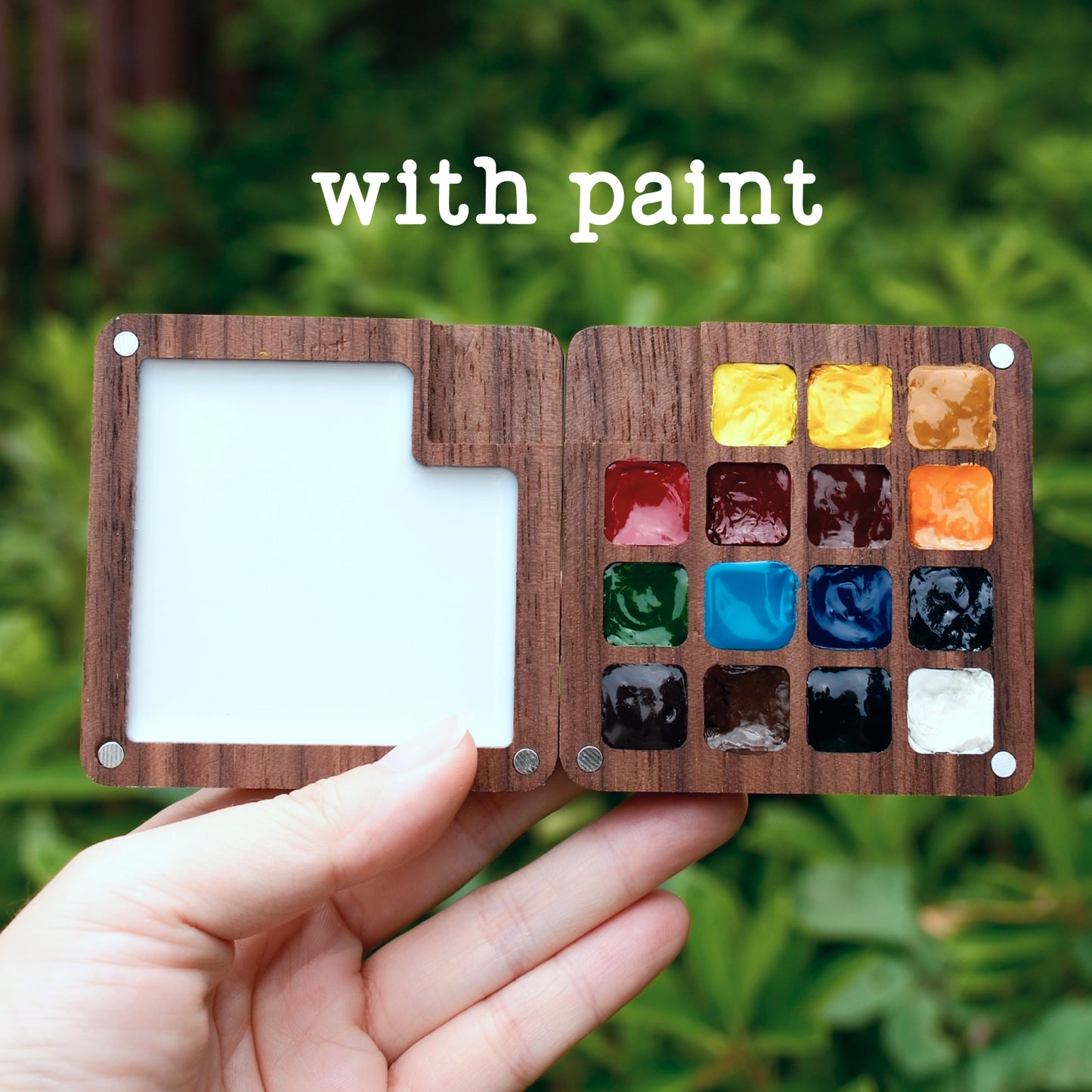 PRE-ORDER: Travel Watercolor Palette with Original Art Engraving