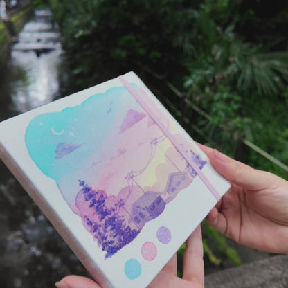 PRE-ORDER: Hand-bound watercolor sketchbooks