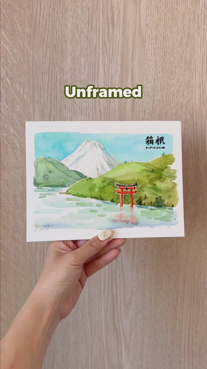 Signed Giclee Print: Mt. Fuji from Hakone