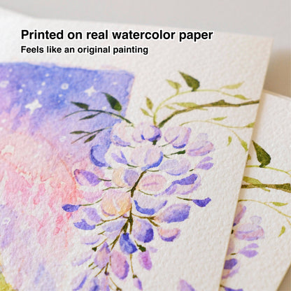 Signed Giclee Print: Wisteria Garden in Kyushu, Japan
